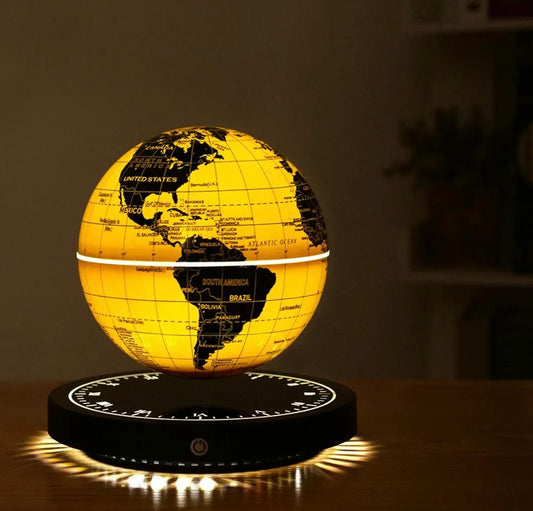 The 3D Floating Globe Lamp